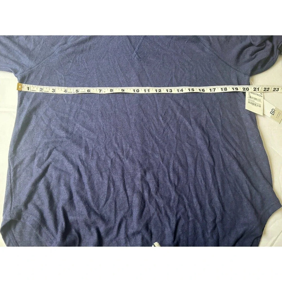 NWT BP Women's Blue Long Sleeve Lounge top Hooded Size M - Picture 5 of 6